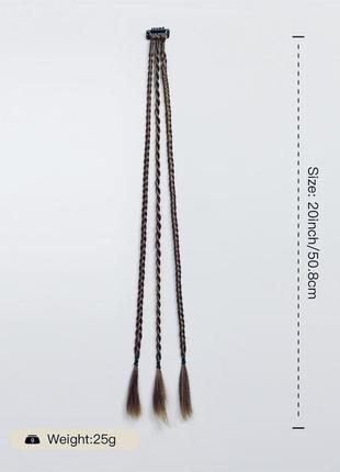 Коси на заколках