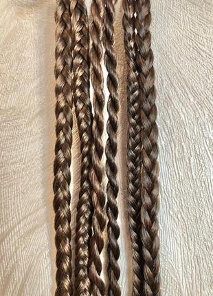 Коси на заколках