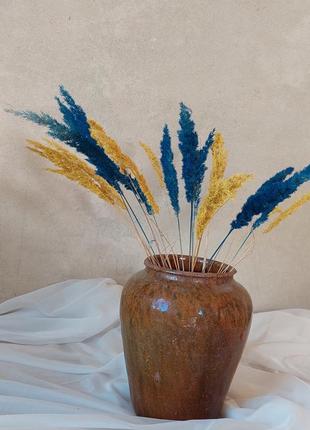 Сухоцвіт декор трава патріотичні композиції