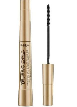 Тушь для ресниц l'oreal paris telescopic черная, 8 мл