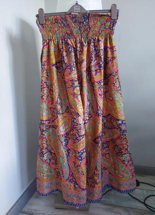 Свободные брюки boho fashion