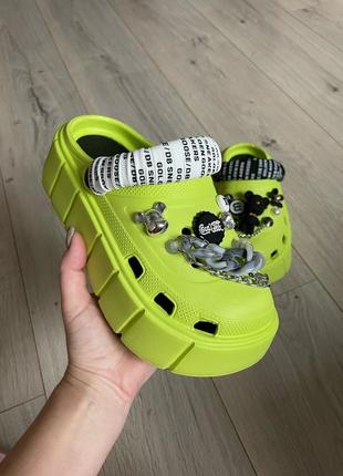 Тапочки тапочки сабо кроксы на платформе р. 35-41
