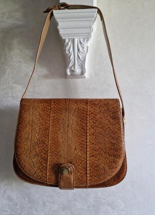 Вінтажна шкіряна сумка