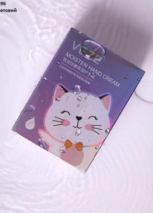 Крем для рук veze kitty   moisten hand cream 60 г флакончик котик7 фото