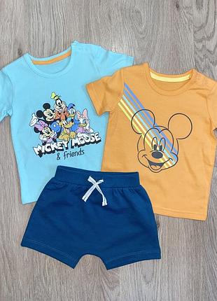 Набор из 2-х футболочек и шортиков от george