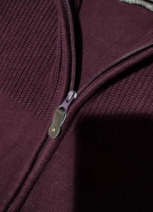 Мужской бордовый свитер на молнии / cedarwood state / джемпер / мужская одежда /...