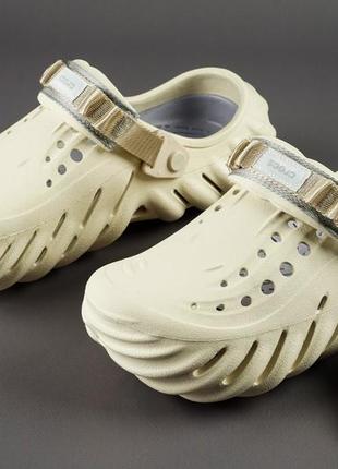 Тренд 2024 &lt;unk&gt; crocs echo clog &lt;unk&gt; выхвати стильные тапки к лету