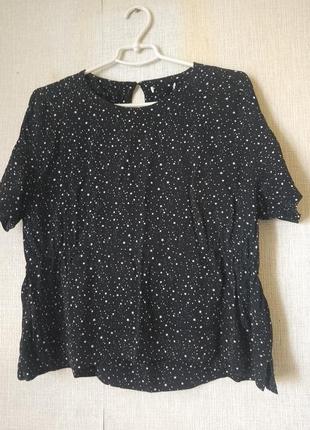 Женская  летняя блуза,топ h&m с принтом звезд p.48-502 фото
