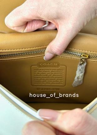 Жіноча брендова шкіряна сумка coach willis top handle 18 bag оригінал сумочка кроссбоді коач коуч шкіра на подарунок дружині подарунок дівчині8 фото