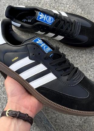 Adidas samba vegan black gum