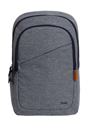 Рюкзак для ноутбука trust avana 16" laptop backpack серый (24981)