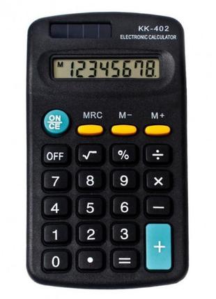 Калькулятор kenko kk 402 карманный 8-разрядный черный
