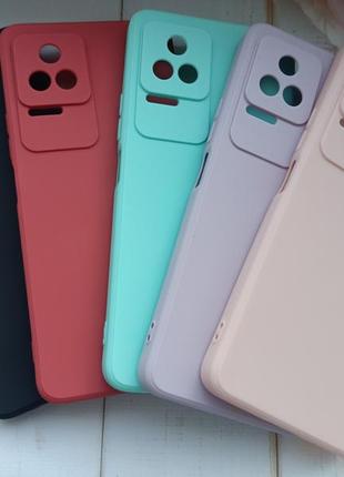 Силиконовый чехол с защитой камеры xiaomi redmi k50 / k50 pro