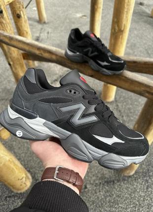 Кросівки new balance 9060 (чорно-хакі)3 фото