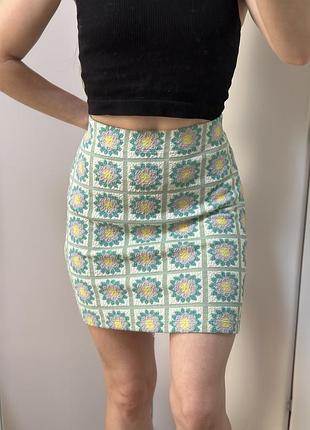 Цветочная юбка