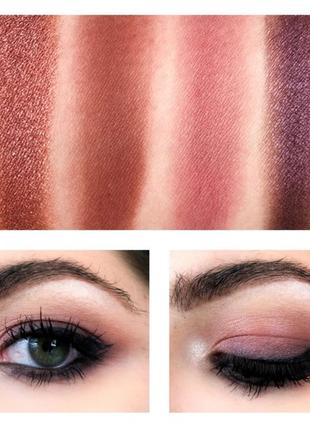 Loreal emotions nude eyes&cherks blushing palette палітра тіней та рум'ян5 фото