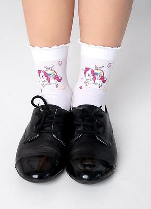 Шкарпетки для дівчинки з малюнком knittex