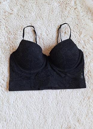 Бюстгальтер-топ з широкою застібкою