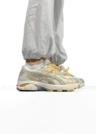 Asics gt-2160 silver/yellow 36