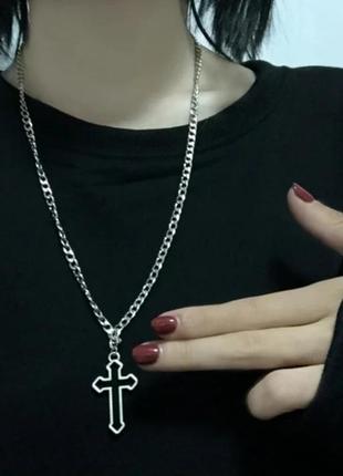 Ланцюжок з хрестиком 🖤