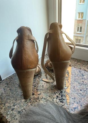 Босоножки ботильоны. натуральная кожа. сандалии туфли. leather fashion2 фото