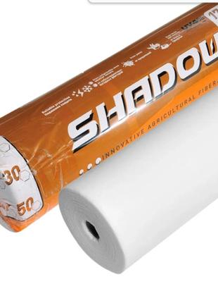 Агроволокно 60 г/м² 3,2 х 100м белое "shadow" (чехия) 4%для теплиц, парников белый спанбонд в рулонах