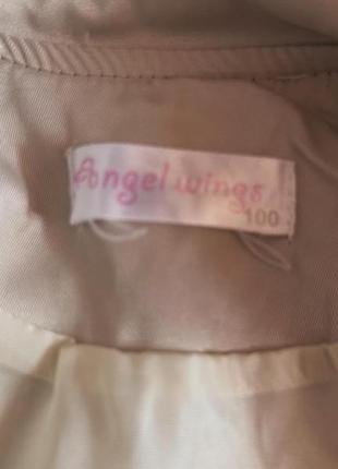 Шикарний тренч angel wings3 фото
