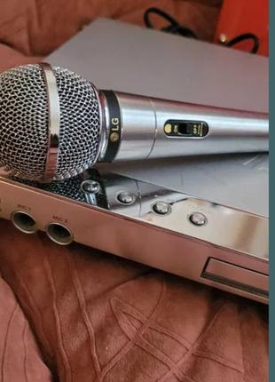 Караоке lg dks + микрофон lg+полный комплект - подарок для души