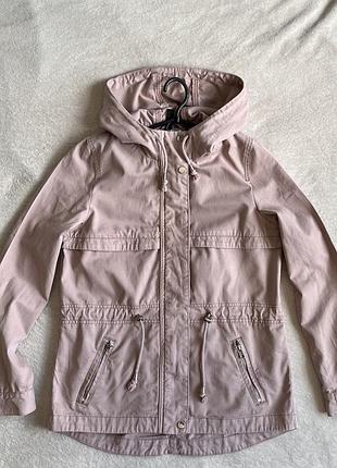 Курточка вітровка з капюшоном котоновий піджак