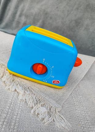 Іграшка тостер, посуда