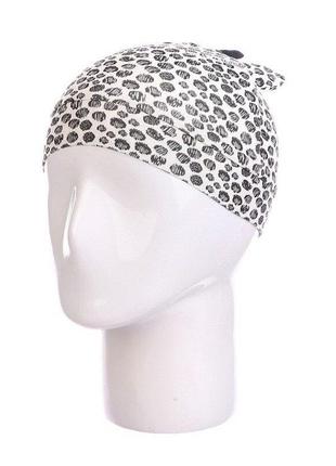 Шапочка чепчик для малыша жирафик био-хлопок - h&m 0-6 мес