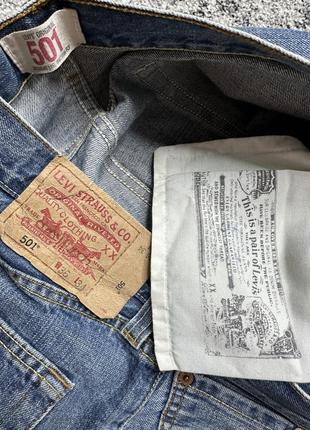 Джинси levi’s levis 501 vintage9 фото