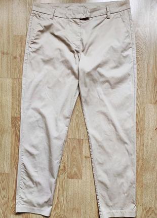 Брюки benetton (хлопок+эластан),m
