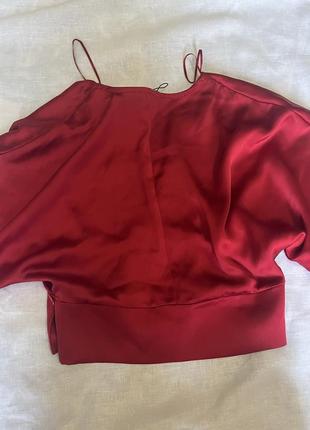 Топ атласний zara8 фото