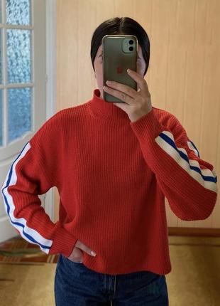 Кофта, светр, кардиган, джемпер, пуловер, червоний, стильний, модний, брендовий, трендовий, класичний, вінтажний, h&m.