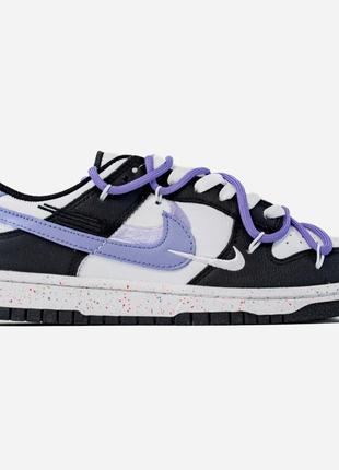 Жіночі кросівки найк сб данк лоу / nike sb dunk low black purple