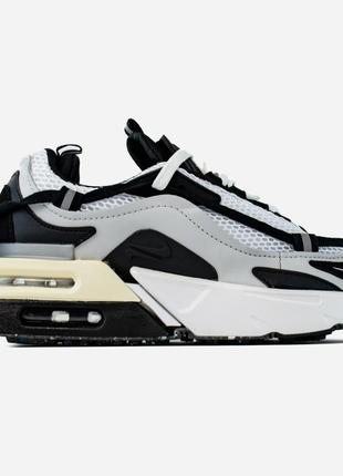 Женские кроссовки найк аир макс / Pantaloni in French Terry Nike Sportswear Swoosh Donna Grigio silver black