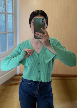 Кофта, светр, кардиган, джемпер, пуловер, зелений, стильний, модний, брендовий, трендовий, класичний, вінтажний, i saw it first.