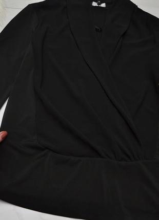 Красива чорна комбінована блуза star by julien macdonald.5 фото