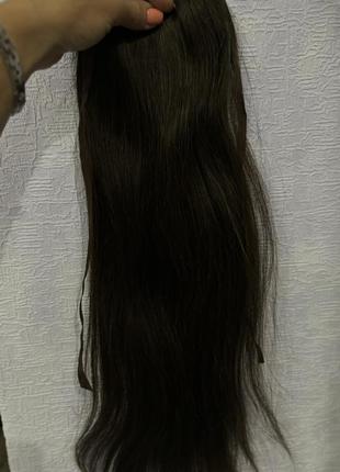 Хвост с натуральных волос.