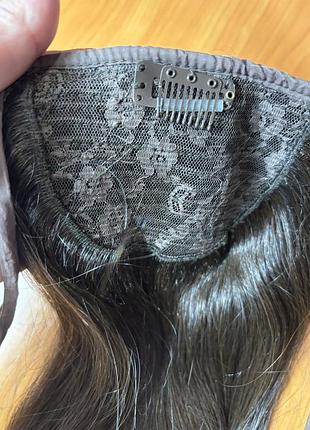 Хвост с натуральных волос.
