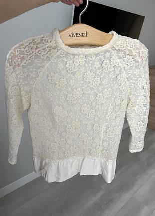 Кофта мереживна светр nina ricci оригінал