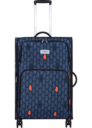 Чемодан bagland валенсия большой 83 л