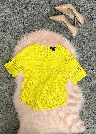 Очень красивая ярко-желтая блуза от h&amp;m