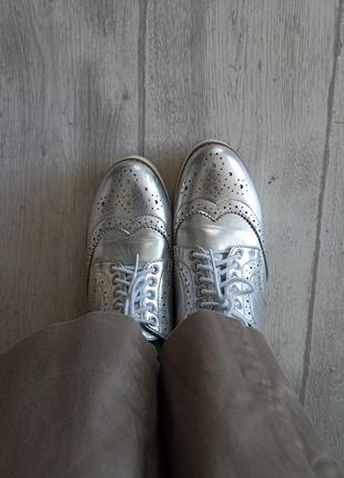Серебряная обувь, 39 размер