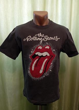 Футболка rolling stones,крутий мерч!