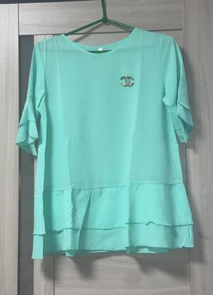 Блуза , мята 2