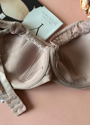 80с полномерный бюстгальтер на 3 размер груди пудра