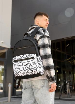 Мужской рюкзак sambag zard sm blackwhite