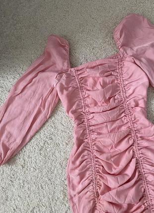 Розовое платье розовое платье мини